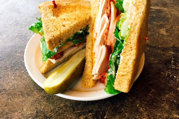 turkey club, bacon, sandwhich