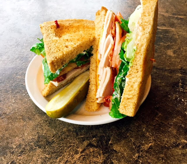 turkey club, bacon, sandwhich