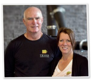 Roseanne and Rob Baskey Twiggs Coffee Roasters Parry Sound